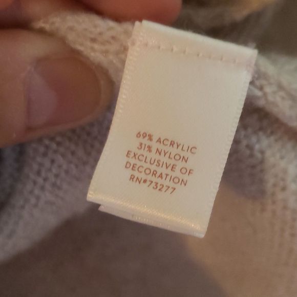 ποΈ5/$20ποΈ Lauren Conrad Bell Sleeve Sweater Medium NWOT Off-White - Picture 8 of 10